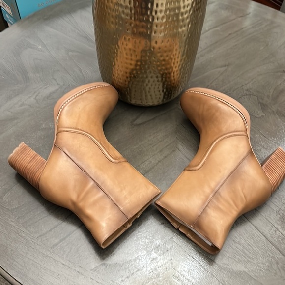 NATURALIZER CATIE WOMENS LEATHER HEELS MID-CALF BOOTS - Picture 9 of 10